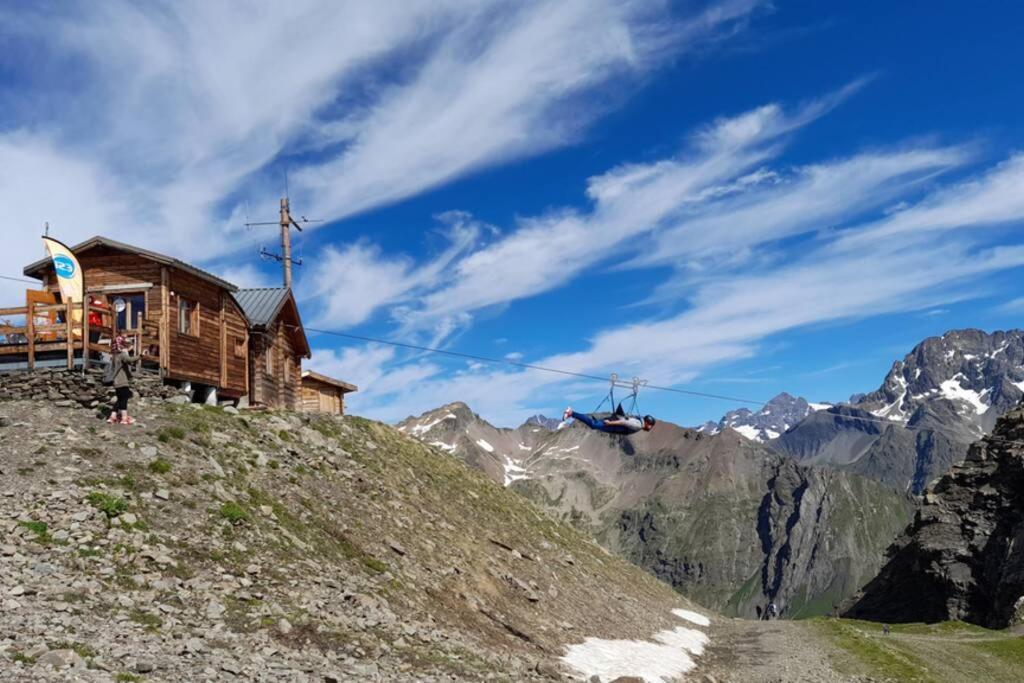 Bel Appartement montagne dans le parc des écrins Orcières Esterno foto
